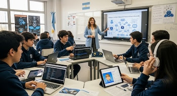 Revolución digital en las aulas porteñas: la inteligencia artificial será obligatoria en primaria y secundaria