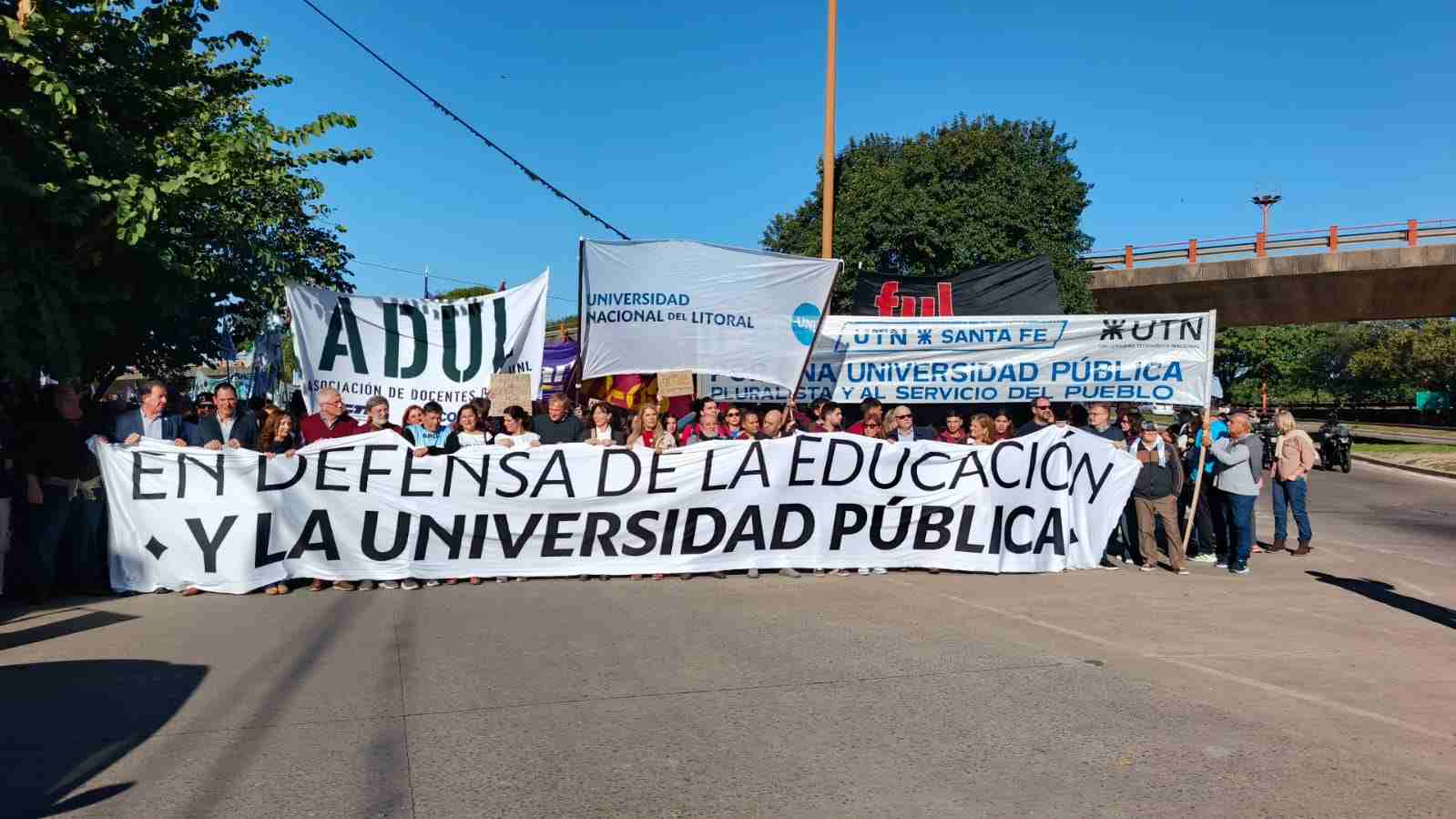 Clases públicas por la Ley de Financiamiento Universitario