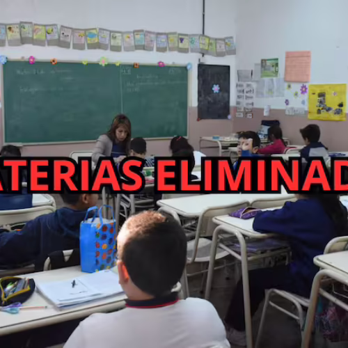 Quitan dos asignaturas importantes